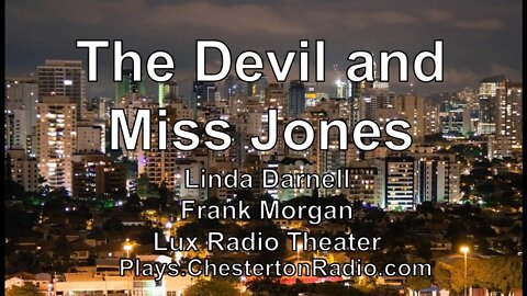 The Devil and Miss Jones - Linda Darnell - Frank Morgan - Lux Radio Theater