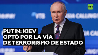 Putin: Kiev optó por la vía del terrorismo de Estado