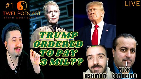 Trump Ordered To Pay 83 million to Fake Accuser - TWEL Podcast #1