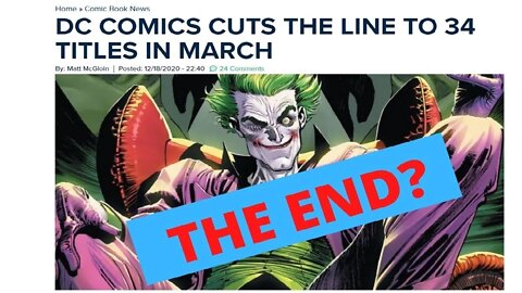 DC Comics Is Near The End?