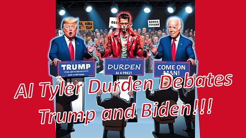 AI Tyler Durden Debates AI Trump and AI Biden!!!