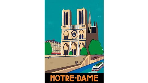 Vue Panoramique du Notre Dame de Paris (en chantier 🫤) ⛪