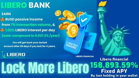 How To Add More Libero To Locked Amount | Libero Bank