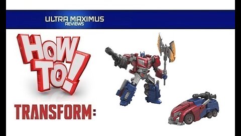 🔥 How to Transform Optimus Prime | Transformers War for Cybertron | Gamerverse Studio Series