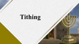 Tithing - God Honest Truth Live Stream 07/21/2023