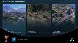 Jurassic World Evolution 2 Played to God to get A trophy