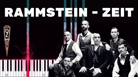Rammstein - Zeit - Piano Solo Tutorial [4K] ❗
