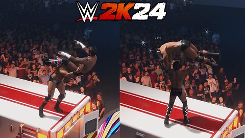 WWE 2K24: CM Punk VS Drew McIntyre Ambulance Match