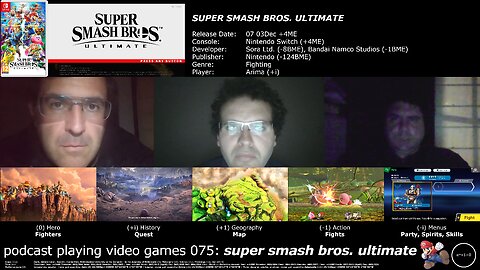+11 003/004 001/013 003/007 podcast playing video games 075: super smash bros. ultimate