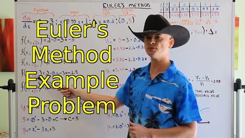 Euler's Method Example Problem