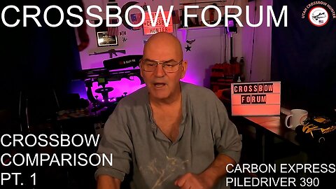 CROSSBOW FORUM: CROSSBOW COMPERISON PT. 1
