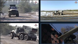 DENAZIFIED - Grad MLRS hit Ukrainian positions in special military operation