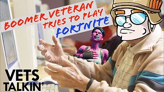 Army Vet Boomer TRIES to Play Fortnite | Vets Gamin