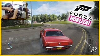 FORD MUSTANG GT COUPE - Forza Horizon 4 Gameplay Realista / Logitech G29