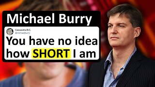 Michael Burry SHORTs the market?