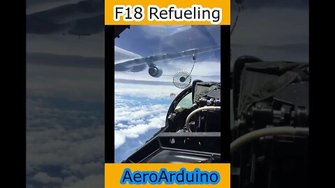 Watch Crazy F18 Air Refueling #Aviation #Flying #AeroArduino