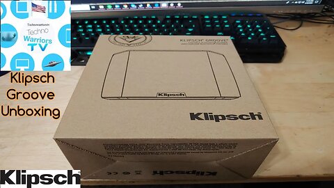 Klipsch audio Groove Bluetooth speaker unboxing video