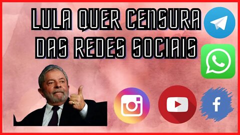 Lula quer controle da mídia