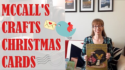 ✉️💌 McCALL'S CRAFTS - CHRISTMAS CARDS 💌✉️ | BUDGETSEW | VLOGMAS DAY #6 #vlogmas #christmas #craft