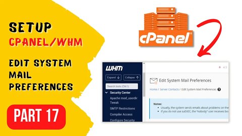 How to Setup Edit System Mail Preferences In cPanel - Make Money Online Course Part 17