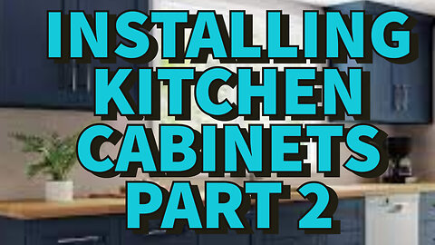 Installing kitchen cabinets part 2 #subscribe #jamesofalltrades #hardwork #diy #homestead #family