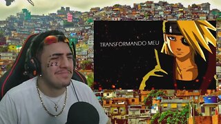 FUNKEIRO REACT Rap do Deidara (Naruto) - A ARTE É A EXPLOSÃO | NERD HITS