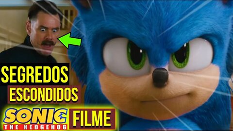 NOVO TRAILER DO FILME DO SONIC com SEGREDOS ESCONDIDOS 😱