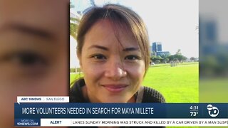 Family seeking more volunteers in search for missing mother, Maya Millete