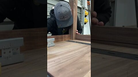 The pop at the end #woodworking #joinery #satisfying