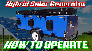 How to Operate the Hybrid Solar Generator