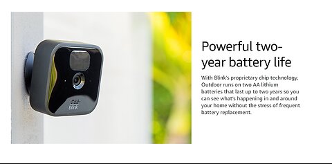 Blink Outdoor (3rd Gen) - wireless, weather-resistant HD security camera