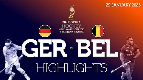 FIH Odisha Hockey Men's World Cup 2023 - Highlights - Final : Germany vs Belgium