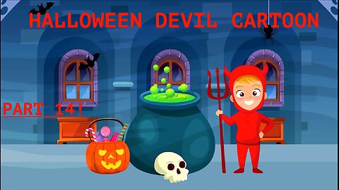 Devil Cartoon - Halloween Trick or Treat - Halloween spooky Stories - Halloween Cartoon