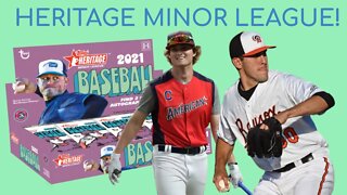 2021 TOPPS HERITAGE MINOR LEAGUE PACK OPENING!!!