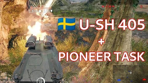 Not THAT fast, but LOVE the rockets! ~ 🇸🇪 U-SH 405 (stock) + Pioneer Task [War Thunder Gameplay]