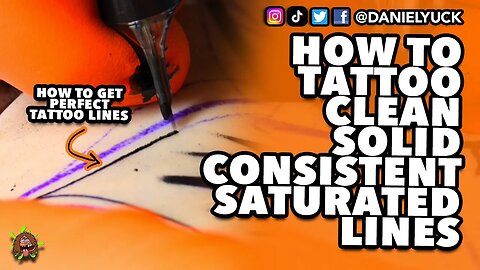 How To Pull Clean Consistent Saturated Tattoo Lines