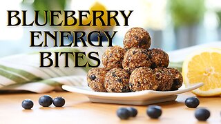 Blueberry Energy Bites