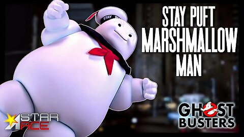 Star Ace Ghostbusters Stay Puft Marshmallow Man Soft Vinyl Figure Deluxe Version @TheReviewSpot