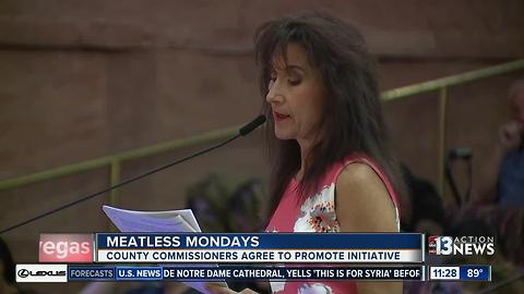 Meatless Mondays iniative approved by Clark County Commission