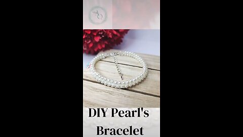 DIY Pearls Bracelet| 20 Minutes Bracelet