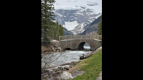 Road to Lake Louise ALberta Canada