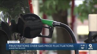 Drivers frustrated with drastically different gas prices across Tri-State