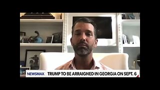 DON TRUMP JR💚🍀🇺🇸DISCUSS ABOUT PRESIDENT TRUMP MUG SHOT IN GEORGIA💜🇺🇸🏅🗽⭐️