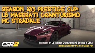 LET'S RACE THE SEASON 103 PRESTIGE CUP CAR: The Maserati LB GranTurismo MC Stradale FULL RUN