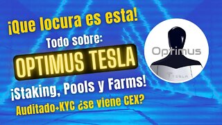 OPTIMUS TESLA 🤑🤑 Revisamos esta LOCURA de proyecto ¡¡STAKING y mucho más!!