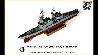 USS Spruance DD 963 - Destroyer