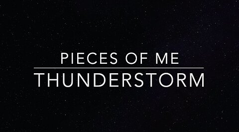 Thunderstorm | Black Screen 5 hours