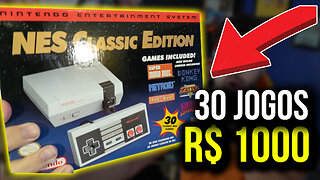 COMPREI um NINTENDO MINI por R$1000 (NÃO VALE A PENA?)