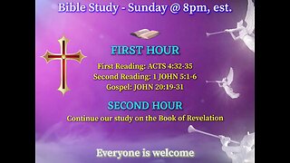 Bible Study with Bishop James Long, D. Min, OSB, OCR