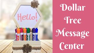 Easy Dollar Tree Message Center | Easy Dollar Tree DIY | Easy Dollar Tree Crafts